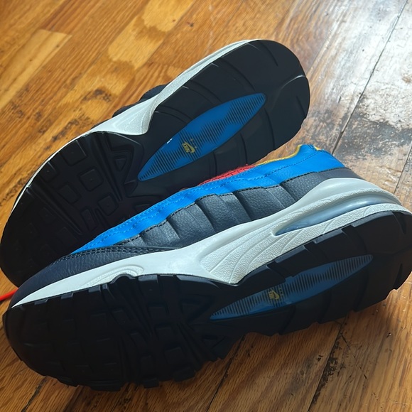 Nike Air Max 95 Now GS Crimson Blue AV2289-600 size 5.5 Y NWOB - Picture 5 of 5